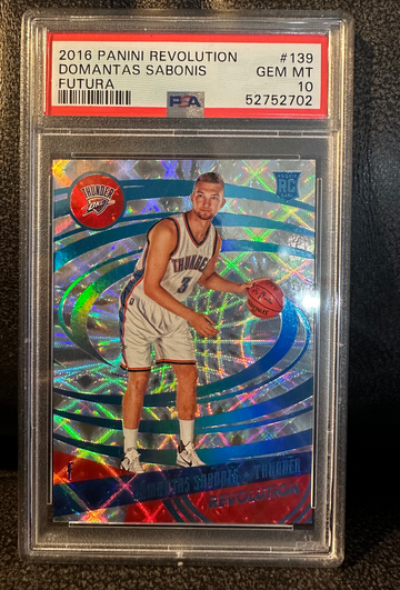 2016 Panini Revolution Domantas Sabonis #139 Futura /25 PSA 10 POP 3