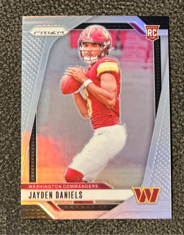 2024 Prizm Jayden Daniels SILVER. Freshly pulled straight to top loader 