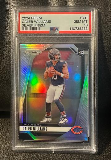 2024 Prizm Silver Caleb Williams #301 PSA 10 Gem Mint