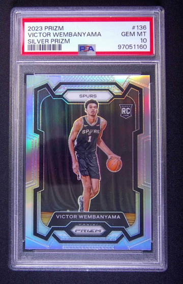 2023 Prizm Silver Victor Wembanyama #136 PSA 10 Gem Mint