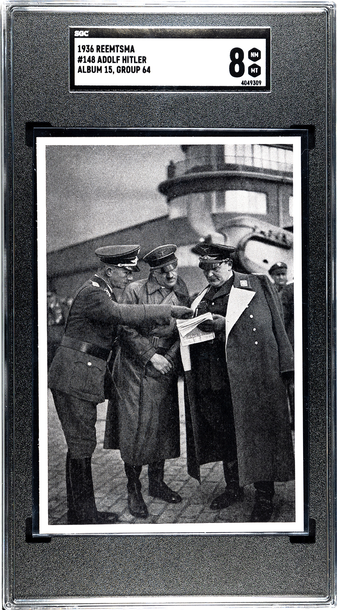 1936 Reemtsma SGC 8 - Adolf Hitler #148 / 64 - WWII military