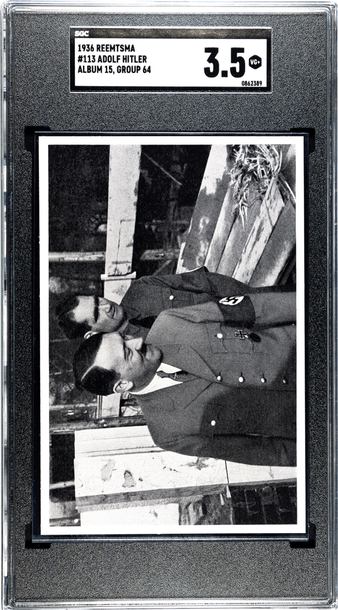 1936 Reemtsma SGC 3.5 - Adolf Hitler #113 / 64 - WWII military