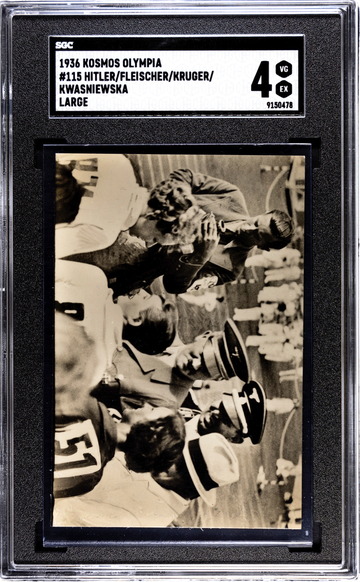 1936 Kosmos SGC 4 - Adolf Hitler #115 WWII military rare series Jesse Owens Olympics