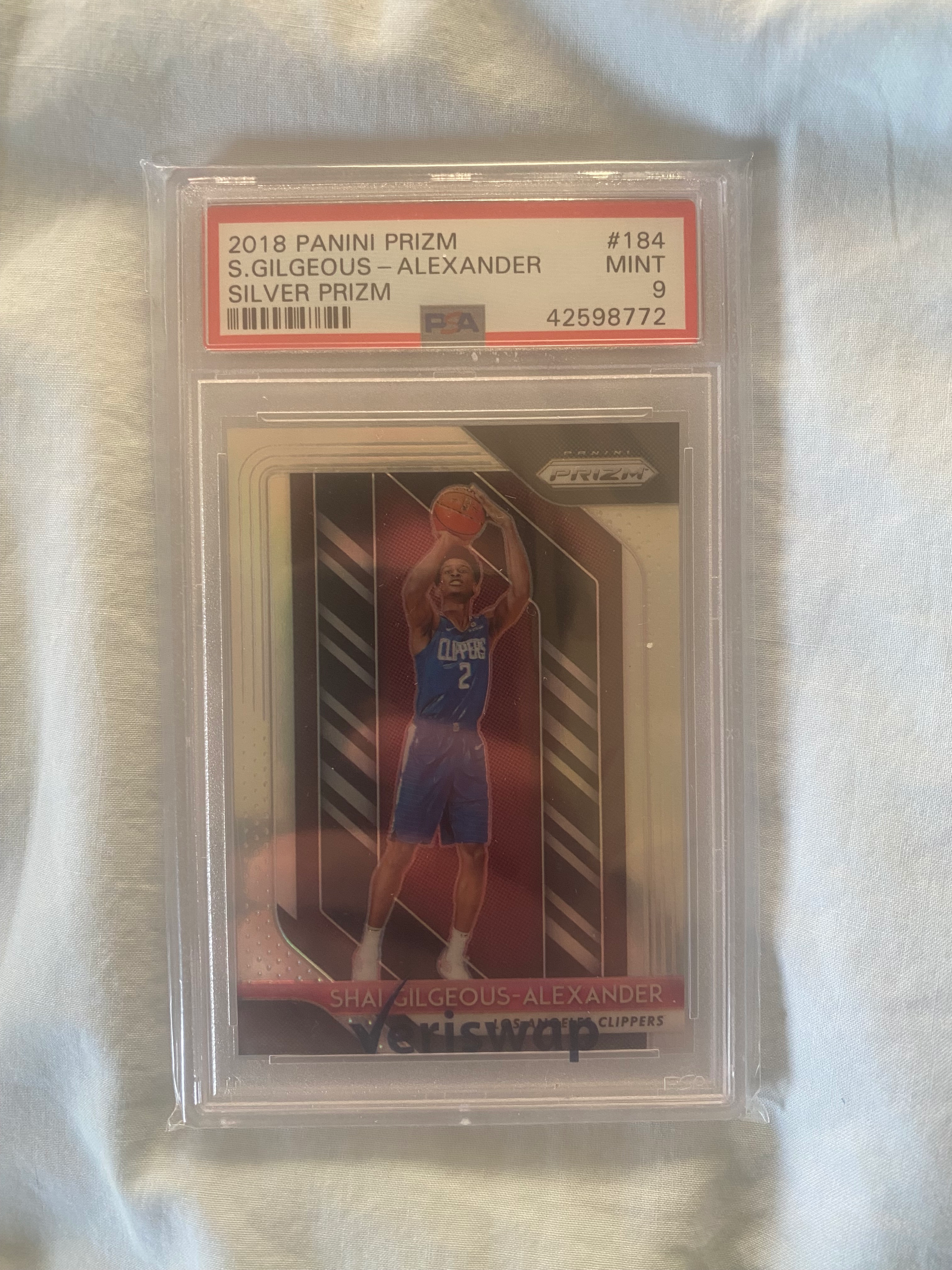 2018 Prizm Shai Gilgeous-Alexander Silver #184 PSA 9 | Card Ladder