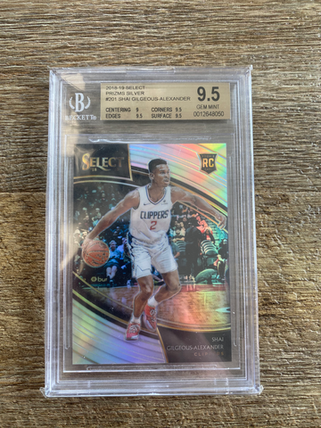 2018 shai panini courtside silver prizm