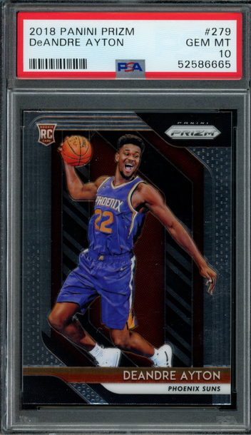 2018-19 Panini Prizm #279 Deandre Ayton Rookie PSA 10