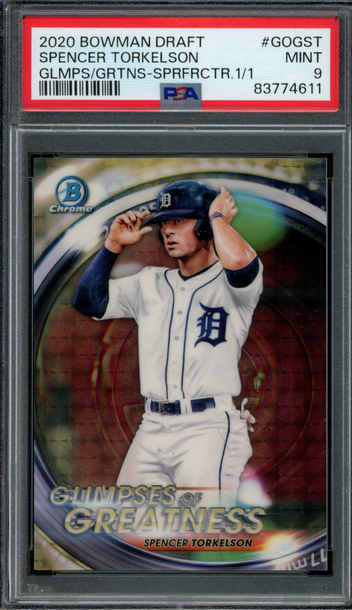 2020 Bowman Draft Spencer Torkelson 1/1 super fractor 