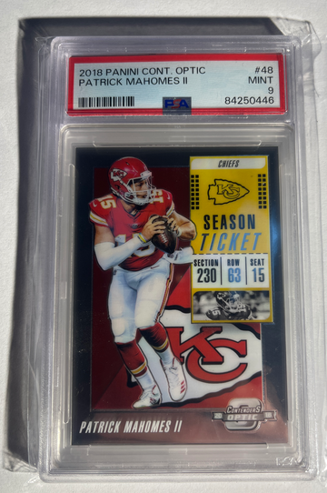 2018 Panini Contenders Optic Patrick Mahomes #48