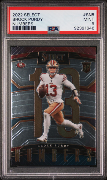 2022 Select Numbers RC Brock Purdy PSA 10