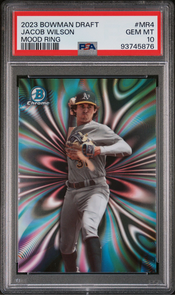 2023 Bowman Draft Chrome Mood Ring Jacob Wilson PSA 10