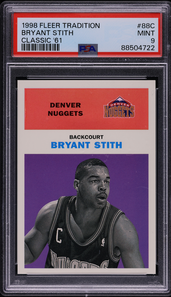 1998 FLEER TRADITION CLASSIC '61 BRYANT STITH /61 #88C PSA 9 (pwcc)