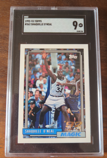 1992 Topps Shaquille O'Neal SGC 9MT