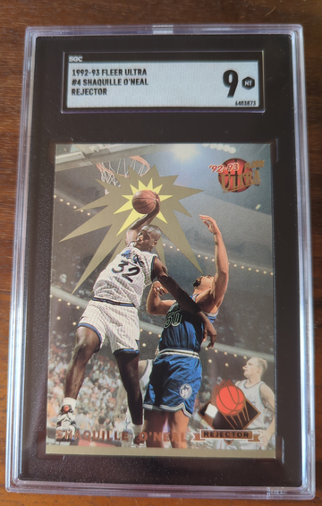 1992-93 Fleer Ultra Shaquille O'Neal Rejector SGC 9MT
