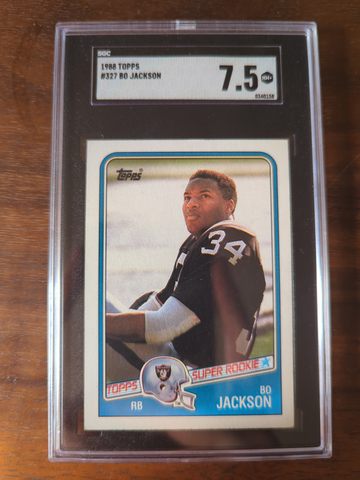 1988 Topps Bo Jackson SGC 7.5NM+