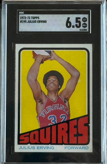 1972-73 Topps Julius Erving RC SGC 6.5