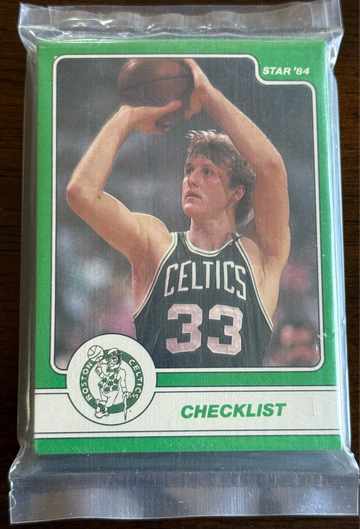 1984 Star Larry Bird 18 Card Set Sealed Bag NM/MT