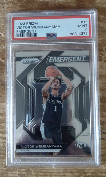2023 prizm Victor wembanyama PSA 9