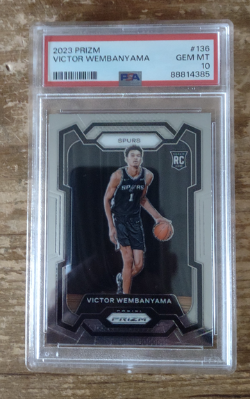 2023 prizm Victor wembanyama PSA 10 