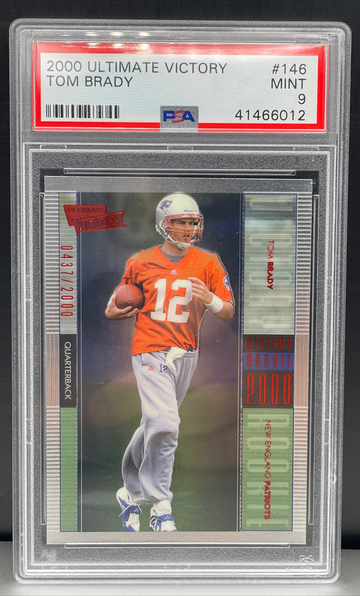 2000 ultimate victory Tom Brady PSA 9 MINT