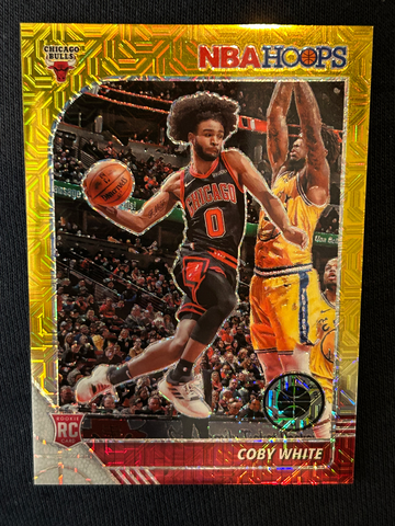2019-20 RC Coby White Gold 10/10 Hoops Premium