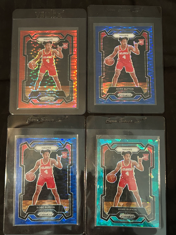 Kobe Bufkin prizm lot First pic is all numbered 