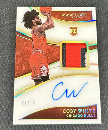 2019 Coby White Rookie Gold RPA /10 Immaculate 