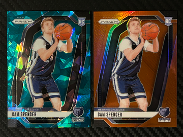 (2) Cam Spencer Prizm both /225