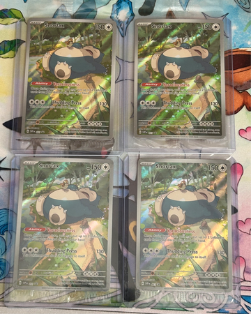 (4) Snorlax Promo Sealed 151 