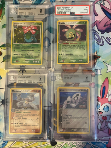 4 Pokemon BGS PSA 9 Vintage Supreme Victors Power Keepers Venusaur Machamp Swirl