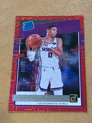 Tyrese Haliburton 2020-21 Donruss Choice Red Mojo /99 #231 Rated Rookie RC