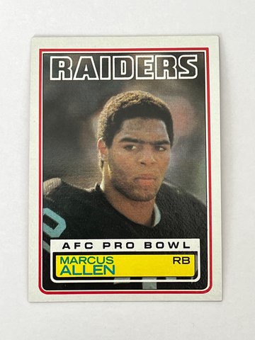 1983 Marcus Allen (RC) Topps #294 (NM)