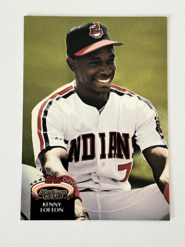 1992 Kenny Lofton RC Stadium Club #695 (NM-MT).
