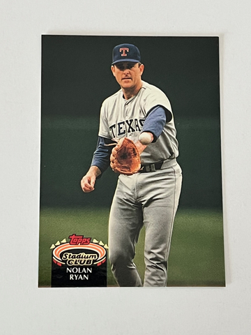 1992 Nolan Ryan Stadium Club #770 (NM-MT).