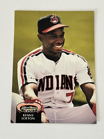 1992 Kenny Lofton RC Stadium Club #695 (NM-MT).