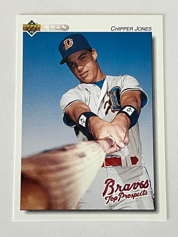 1992 Chipper Jones RC Upper Deck Minor League #165 (NM-MT).