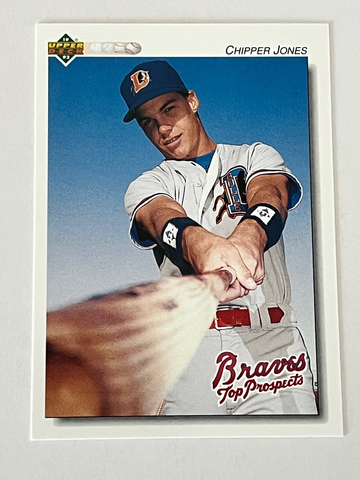 1992 Chipper Jones RC Upper Deck Minor League #165 (NM-MT).