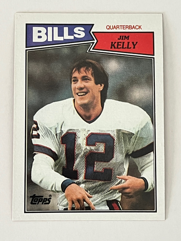 1987 Jim Kelly RC Topps #362 (NM-MT).