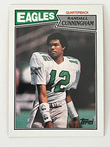 1987 Randall Cunningham RC Topps #296 (NM).