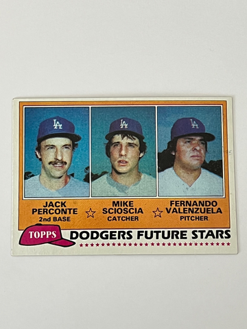 1981 Valenzuela/Scioscia RC Topps #302 (EX-NM)