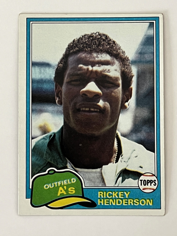 1981 Rickey Henderson Topps #261 (EX-NM)