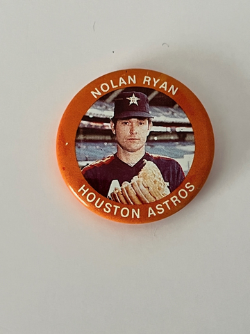 1984 Nolan Ryan Fun Foods Button #109 (NM).