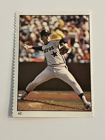 1982 Nolan Ryan Fleer Stamp #42 (NM-MT)