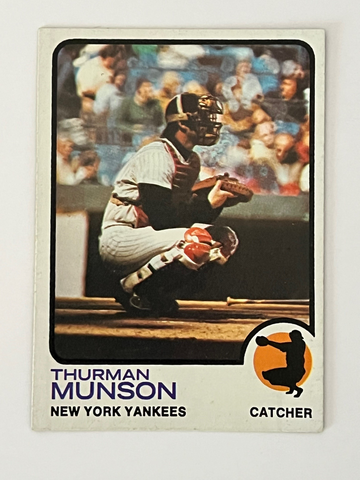 1973 Thurman Munson Topps #142 (EX-NM).