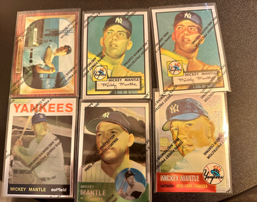 MICKEY MANTLE 1996 Topps Finest Reprint Commemorative Set 1953 Lot