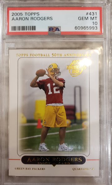 2005 Topps Aaron Rodgers Psa 10 Gem Mint 