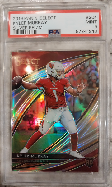 2019 Panini Select Kyler Murray Silver Prizm Psa 9 Mint
