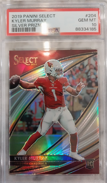 2019 Panini Select Kyler Murray Silver Prizm Psa 10 Gem Mint 