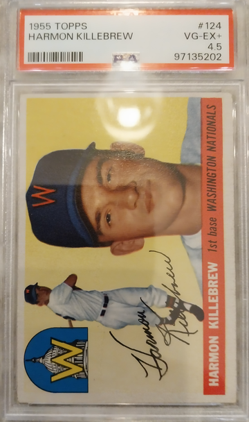 1955 Topps Harmon Killebrew Psa 4.5 VG-EX+
