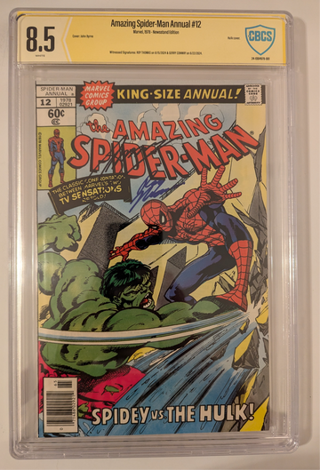 Amazing Spider-Man King-Size Annual #12 Signed by Gerry Conway and Roy Thomas