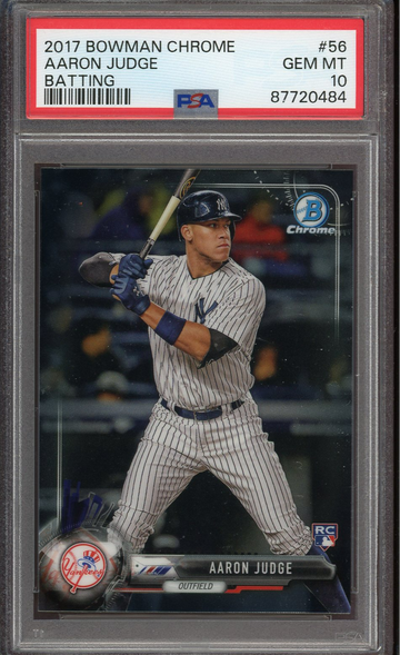 2017 Bowman Chrome Aaron Judge Rookie RC New York Yankees PSA 10